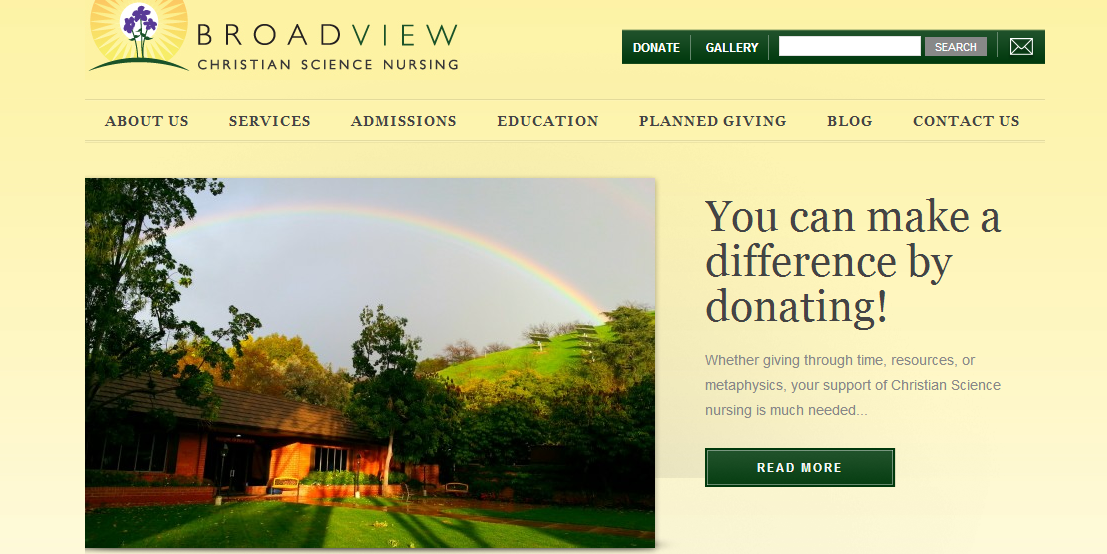 The original Broadview website pre-redesign