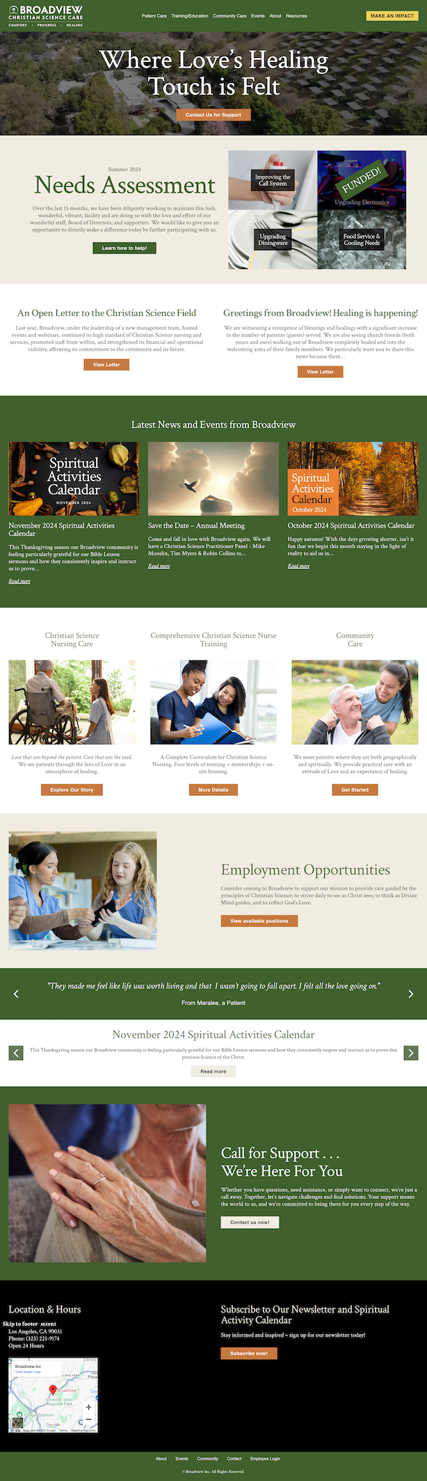 CS Broadview website
